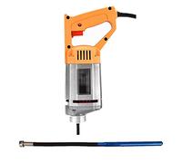 JVDDI Construction à la Main Vibromasseur Béton Vibromasseur Crayon Vibrabrater avec 1m 1.2m 1.5m Tuyau(3800W 1.5 Meter Rod)