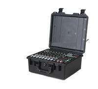 JVDDI Mixeur Professionnel à 8 Voies avec amplificateur de Puissance, Microphone, Pack Bluetooth Haute Puissance for la Maison, Les Performances sur scène en extérieur