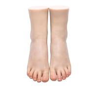 JVDDI Modèle de Pied féminin en Silicone Liquide, vaisseaux sanguins, Faux Nail Art, Mannequin, Affichage des Pieds, Dessin, réflexologie, Pratique DZ36E(1 Pair Foot)