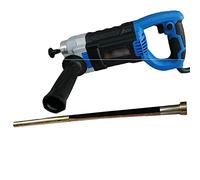 JVDDI Vibrateur de vibrateur de Construction Vibromator Crayon électrique à la Main avec 1m 1.2m 1.5m Tuyau(1800W Motor+1 Meter Rod)