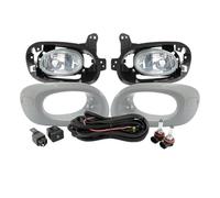 Jvdoipgd Feux brouillard Ensemble Feux Antibrouillard Pour Pare-chocs Avant Pour FIT Pour JAZZ Pour GE 2012 2013 2014 Kit Pour Réflecteur Avec Ampoule Commutateur Câble Brouillard