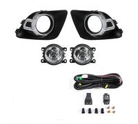 Jvdoipgd Feux brouillard Phares Antibrouillard LED Pour Mitsubishi Pour ASX 2011 2012 2013 Couvercle Halogène Cadre Capot Lunette Accessoires Voiture Étanches 12 V Brouillard(Halogen)