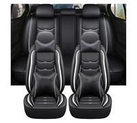 Jvdoipgd Housses Sieges Housse Siège Voiture Universelle Cuir D'intérieur pour Haval Tous Les Modèles H1 H2 H3 H4 H6 H7 H8 H9 H5 M6 H2S H6coupé Siege Voiture Couvre(Black White Pillow)