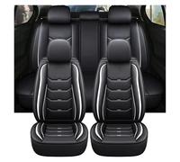 Jvdoipgd Housses Sieges Housse Siège Voiture Universelle Cuir, pour Chrysler All Medels 300c 300 300m Aspen Cirrus pour Daytona, Accessoires Style Automobile Siege Voiture Couvre(Black White)