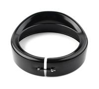 Jvdoipgd Phare Pour Touring Pour Road Pour King FL Pour Softail 1994-2013 7" Phare Moto Feux Croisement Anneau Lampe Visière Couverture Décoration Garniture