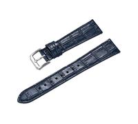 JVEIWAD Bracelet de montre classique en cuir de bambou à dégagement rapide for hommes et femmes, 16 mm, 18 mm, 19 mm, 20 mm, 21 mm, 22 mm(Blue,20mm)