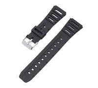 JVEIWAD Bracelet de montre compatible avec les bracelets Casio, accessoires CA-53W, CA-61W, FT-100W, W-520U, W-720G, bracelet souple en TPU, ceinture FT100W, 20 mm(18mm)
