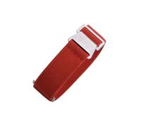 JVEIWAD Bracelet de montre élastique for sac de parachute des troupes françaises des années 60, 20 mm et 22 mm, en nylon, universel, for montre connectée homme(Red,22mm)