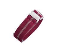 JVEIWAD Bracelet de montre élastique for sac de parachute des troupes françaises des années 60, 20 mm et 22 mm, en nylon, universel, for montre connectée homme(Pink Sand,20mm)