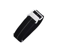 JVEIWAD Bracelet de montre élastique for sac de parachute des troupes françaises des années 60, 20 mm et 22 mm, en nylon, universel, for montre connectée homme(Black-khaki Line,22mm)