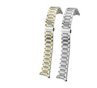 JVEIWAD Bracelet de montre en acier inoxydable 20 mm, 21, 19, 13/15/18, compatible avec les bracelets Longines Master Collection L2 à extrémité incurvée. Outils(Silver rosegold,21mm L2.893)