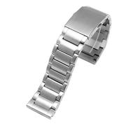 JVEIWAD Bracelet de montre en acier inoxydable for homme, 24 mm, 26, 28, noir, argent, or, chaîne métal massif, compatible avec les bracelets Diesel DZ7333 et DZ4344(Silvery,26mm)