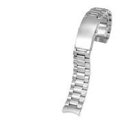 JVEIWAD Bracelet de montre en acier inoxydable massif compatible avec Omega 007 Seamaster et Speedmaster Planet Ocean Sports 20 mm 22 mm(3 Beads-Silvery,22mm)