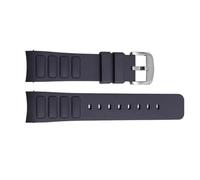 JVEIWAD Bracelet de montre en caoutchouc étanche compatible avec Mido Multifort TV M049.526, 22 mm, interface incurvée, accessoires silicone(Black-silver)