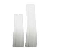 JVEIWAD Bracelet de montre en caoutchouc rainuré 20 mm/21 mm compatible avec Rolex Daytona 116515, blanc, noir, vert, bleu, bracelet plongée sport silicone, outils gratuits(White,20mm)