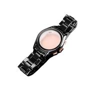 JVEIWAD Bracelet de montre en céramique compatible avec la montre Armani AR1451 AR1452 AR1400 AR1410 AR1421 AR1440 Bracelet noir for homme Accessoires(AR1410 Case and band)