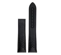 JVEIWAD Bracelet de montre en cuir veau compatible avec Omega Speedmaster 310 311 Racing Dark Side of the Moon(Black,20mm)