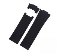 JVEIWAD Bracelet de montre en silicone compatible avec Athens Observation Navigation 1183, étanche, for homme et femme, bracelet caoutchouc Ulysse Nardin, 25 mm(Black-No buckle)