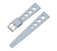 JVEIWAD Bracelet de montre universel FKM 20 mm 22 à dégagement rapide en caoutchouc for Seiko, compatible avec Tissot, Longines, Rolex, Omega, Swatch(Grey,22mm)
