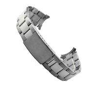 JVEIWAD Bracelet de rechange Oyster en acier inoxydable, 13 mm, 17, 19, 20, compatible avec les montres Rolex, for femmes et hommes(Bright silver,19mm)
