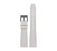 JVEIWAD Bracelet en caoutchouc compatible avec la montre automatique Breitling Superocean, bracelet silicone 20 mm 22, étanche, accessoires de remplacement(White-black,20mm)