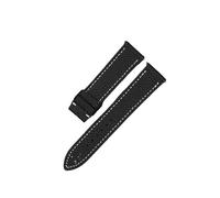 JVEIWAD Bracelet en cuir 16 mm, 18, 20, compatible avec les montres Heure H Hermès et Cartier, à ressort dégagement rapide, for femmes(Black no buckle,18X16mm)