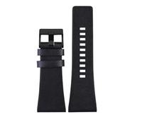 JVEIWAD Bracelet en cuir compatible avec les montres Diesel DZ7406, DZ7408, DZ4280, DZ4343, 22 mm, 24, 26, 28, 30, 32, 34, for homme(Black black clasp,24mm)