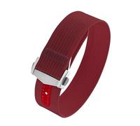JVEIWAD Bracelet En Toile Et Nylon 20 Mm Compatible Avec Omega X, Compatible Avec Swatch Moon, Bracelet De Montre Sport À Boucle Déployante For Homme Et Femme, For Seiko(Rose Red)