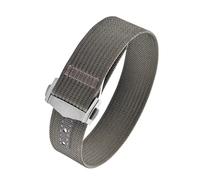 JVEIWAD Bracelet En Toile Et Nylon 20 Mm Compatible Avec Omega X, Compatible Avec Swatch Moon, Bracelet De Montre Sport À Boucle Déployante For Homme Et Femme, For Seiko(Grey)