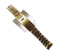 JVEIWAD Bracelets de montre 20 mm largeur, boucle coulissante en acier inoxydable massif, compatible avec boîtier NH35, bracelet Oyster poli et brossé(04)