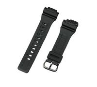 JVEIWAD Bracelets de montre en caoutchouc et Silicone compatibles avec Casio AQ-S810w 800 W-735H TRT-110H AEQ-110w AE-1000W SGW-300H MRW-200H F-180WH(Black-black)