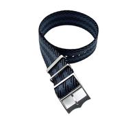 JVEIWAD Bracelets de montre Tudor en nylon avec anneau mobile, boucle bronze/argent, for bracelet en nylon 20 mm 22 mm(Black gray,22mm)