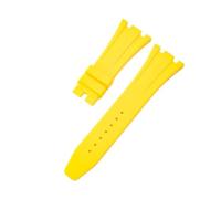 JVEIWAD Compatible avec la montre Casio GA-2100 AP Farmhouse Oak 3e génération en silicone boucle aiguille et bracelet caoutchouc de 27 mm(Yellow)