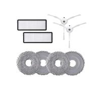 JVEIWAD Compatible avec l'accessoire Q Revo MaxV (filtre principal lavable) et la brosse latérale, le sac à poussière et les pièces d'aspirateur robot en option.(Revo Pack 1)