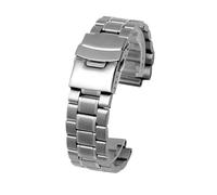 JVEIWAD Compatible avec Timex Watch Tidal Series T2N720 T2N721 T2N739 TW2T76500 Bracelet de montre en acier inoxydable avec outils 24 x 16 mm(B silver)