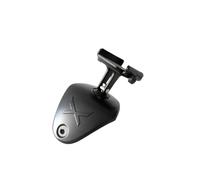 JVEIWAD Compatible avec Yamaha Tricity 300 Tricity300 2023 Garde-Boue Arrière en Fibre De Carbone, Couvercle De Robinet Supérieur De Guidon + Support De Téléphone Tricity(1set Black)