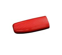 JVEIWAD Couvercle de cadre de poignée de frein à main, garnitures de frein à main en Fiber de carbone ABS compatible avec Ford Mustang 2015 2016 2017 2018 2019 2020, accessoires de voiture(CF Style Re