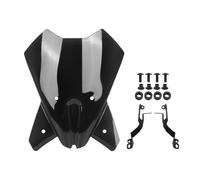 JVEIWAD Déflecteur d'air de Pare-Brise Compatible avec KTM Duke 125 390 2024 2025 Couvercle de carénage d'écran Avant de Moto Accessoires de Pare-Brise(Black)