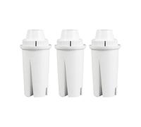 JVEIWAD Filtre à eau compatible avec les filtres à eau Brita et les carafes Brita standard Grand, Lake, Capri, Wave Classic 35557, OB03 et Mavea 10700(3 Pcs)