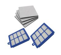 JVEIWAD Filtre HEPA H12 H13 + filtre moteur en coton compatible avec les aspirateurs Philips FC9060 FC9057 FC9056 FC9054 9200 FC9300 ZSC6940 ZUA3841 AEG(2 SET)