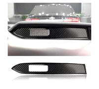 JVEIWAD Garniture de Moulage de Couvercle de Panneau de Console Centrale de Tableau de Bord intérieur en Fibre de Carbone Compatible avec Ford Mustang 2015 2016 2017 2018 2019 2020