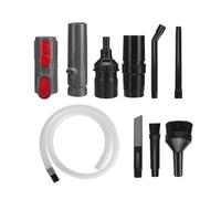 JVEIWAD Kit d'accessoires for micro-aspirateur, 10 pièces, brosse de nettoyage for clavier, compatible avec les pièces d'aspirateur, adaptateur de tête d'aspiration