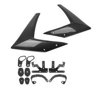 JVEIWAD Kit De Becquet Latéral De Moto, Déflecteur De Vent Nu, Aile Aérodynamique, Compatible avec Yamaha MT-09 MT09 SP Y-AMT 2024 2025(Carbon Fiber Pattern)