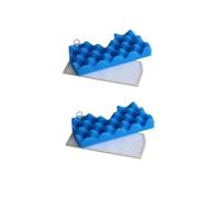 JVEIWAD Kit de filtre Hepa en éponge bleue compatible avec les aspirateurs robots Samsung DJ97-01040C SC43 SC44 SC45 SC47(2pcs blue)