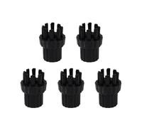 JVEIWAD Lot de 2, 3, 5 ou 10 brosses en nylon for nettoyeur vapeur, pièces de rechange compatibles avec les balais à vapeur et les appareils électroménagers(5pcs)