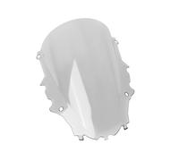 JVEIWAD Pare-Brise De Moto Compatible avec Yamaha YZF R25 R3 2019 2020 2021 2022 2023 2024 2025 2026 Déflecteur De Vent À Double Bulle(Transparent)