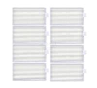 JVEIWAD Pièces détachées compatibles avec le robot aspirateur V55 Pro / V50 Kit de remplacement Accessoires Consommables Filtre Brosse latérale(8HP)