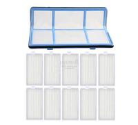 JVEIWAD Pièces détachées compatibles avec le robot aspirateur V55 Pro / V50 Kit de remplacement Accessoires Consommables Filtre Brosse latérale(KT-2)