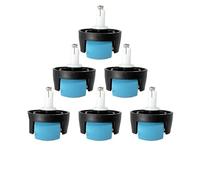 JVEIWAD Roue de secours avant compatible avec les accessoires et pièces détachées for aspirateurs robots Cecotec Conga 3090, 3091 et 3092(6 wheels)