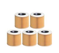 JVEIWAD Sacs À Poussière Hepa Compatibles Avec Les Aspirateurs WD2.250, WD2250, A2004, A2054, MV2, WD2, Pièces Détachées, Accessoires De Remplacement(Light yellow)